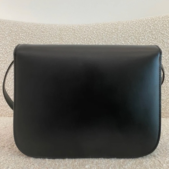 Authentic Celine Medium Smooth Calfskin Box Bag Black - Picture 7 of 16